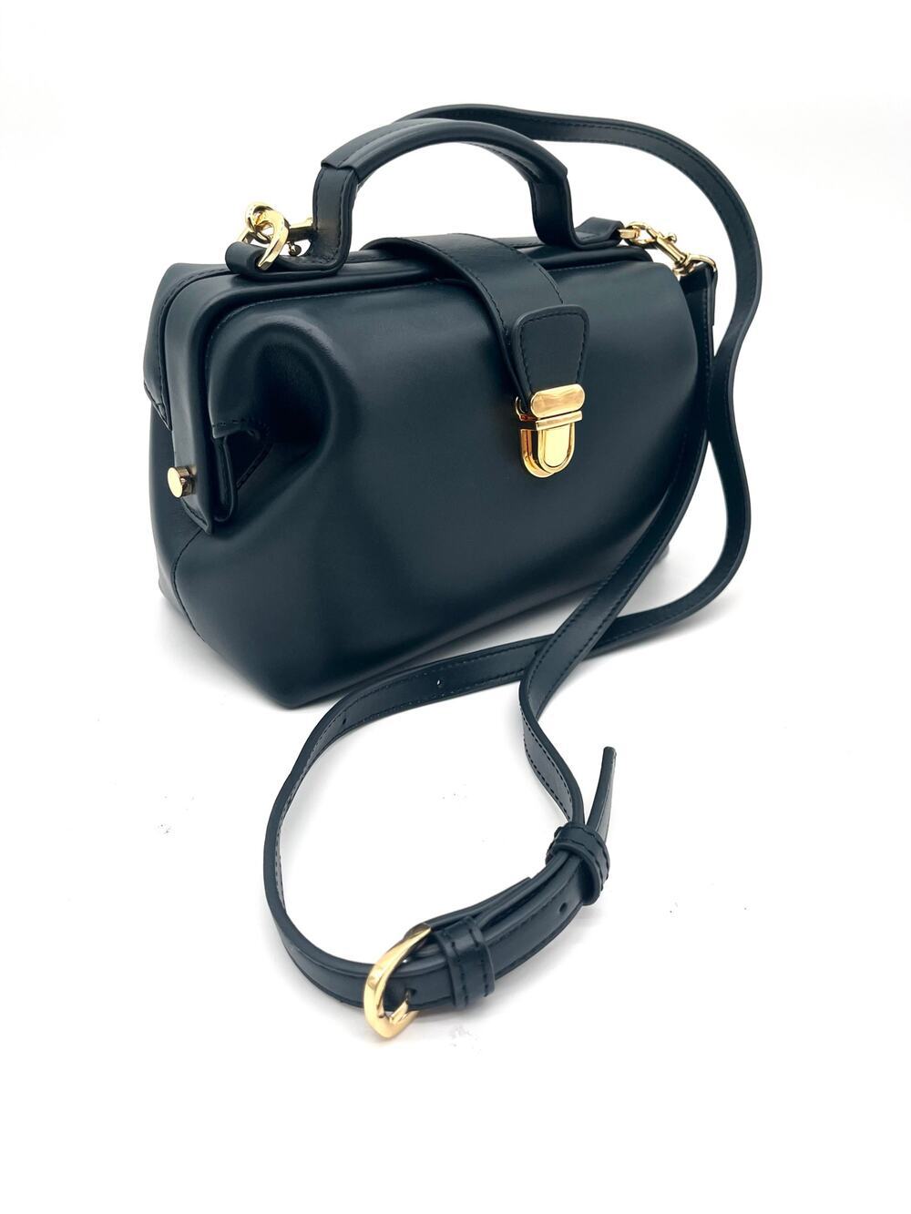 LINJER The Doctor's Bag NWOT, Blue Leather
